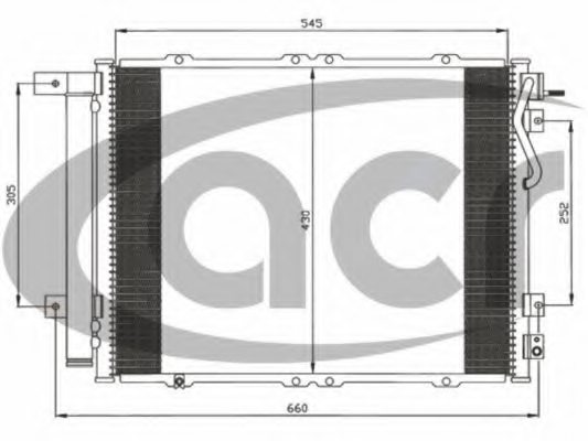 ACR 300579 Condenser, air conditioning